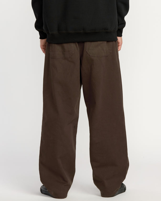 Chillow Pleat Elastic Waist Pant - Cacao
