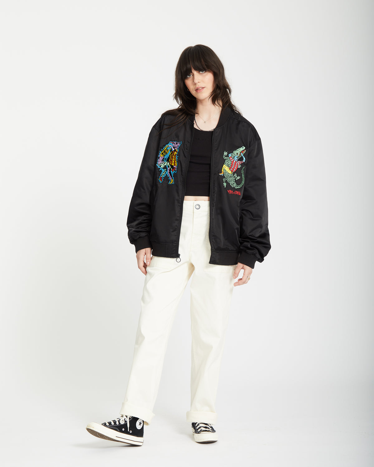 Featured Artist Bob Mollema Jacket – Black – Volcom Australia