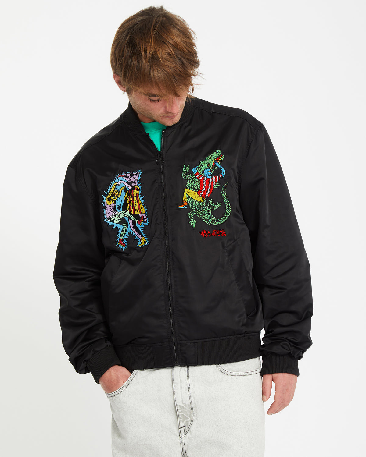 Featured Artist Bob Mollema Jacket – Black – Volcom Australia