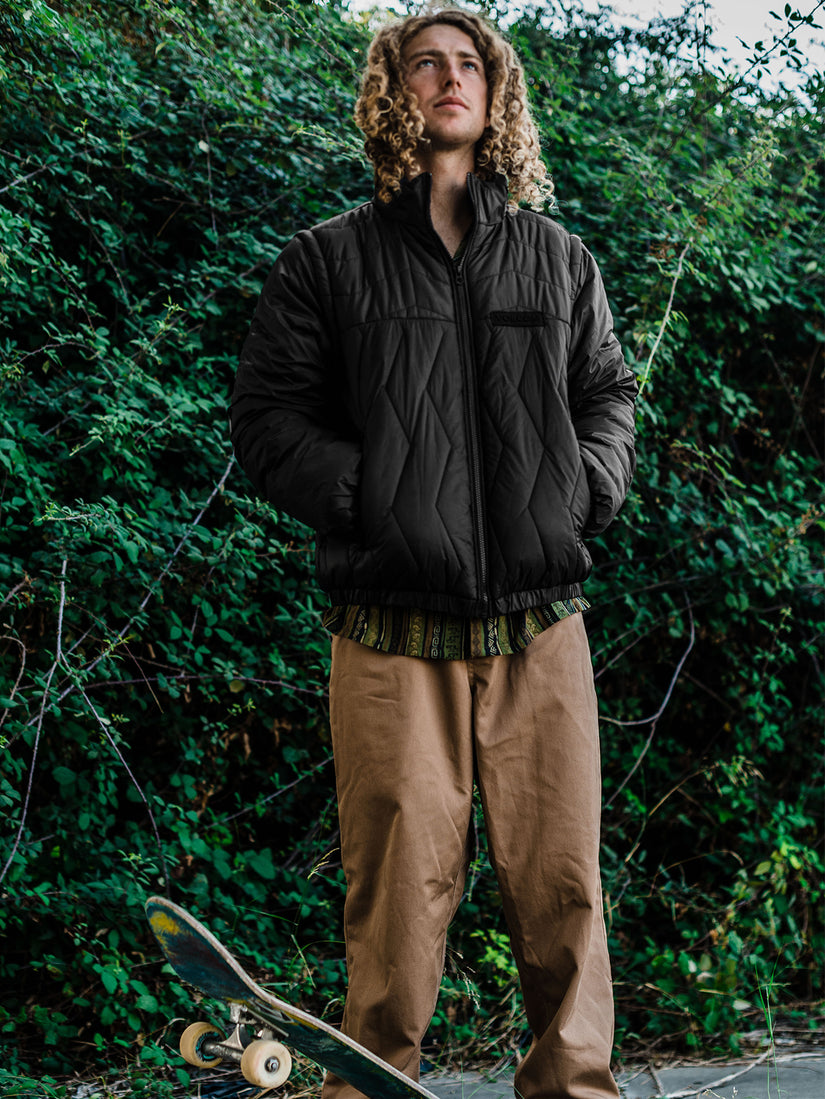 Skate Vitals Simon Bannerot Puff Jacket - Black