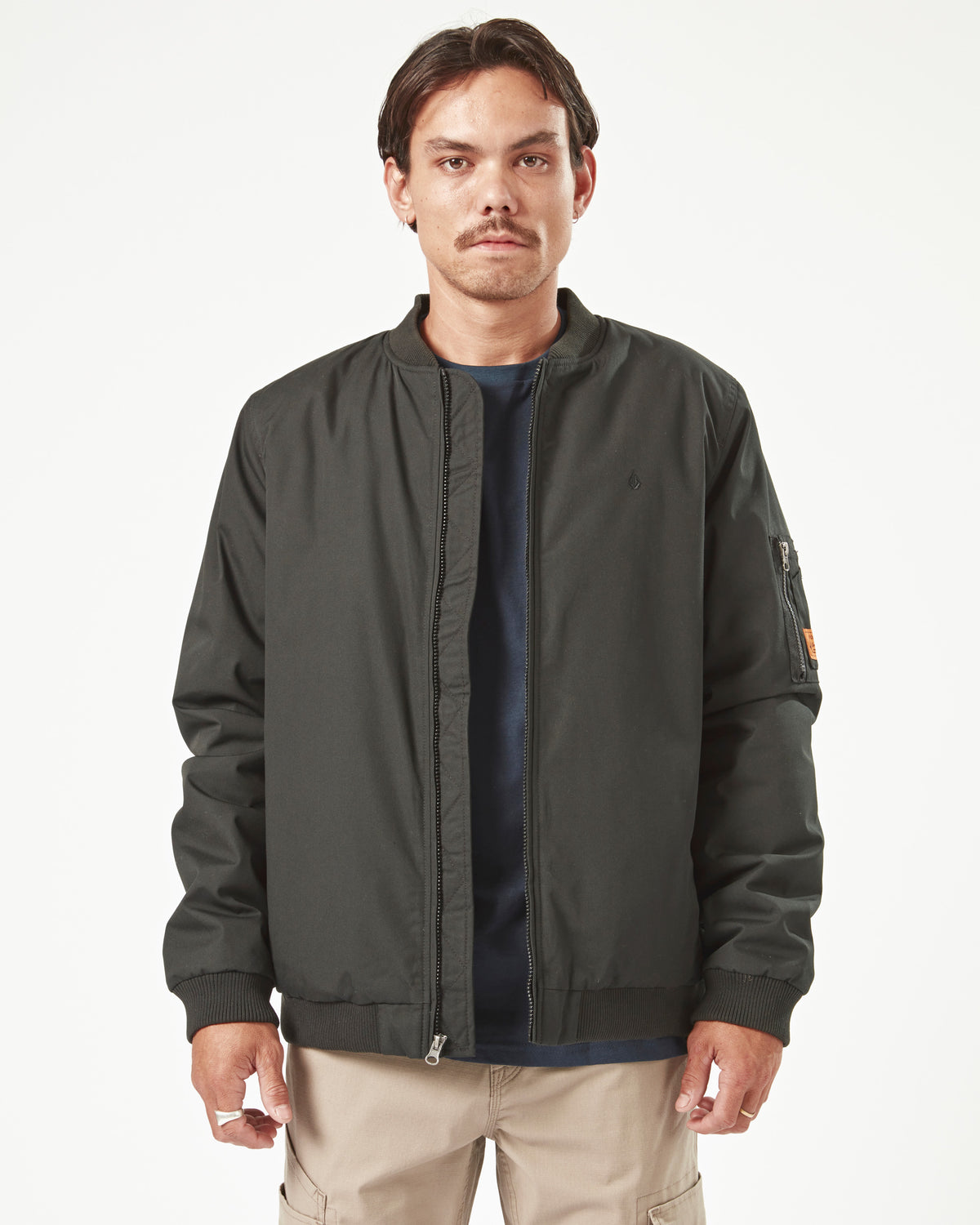 Mens Volcom Workwear Bomber Jacket