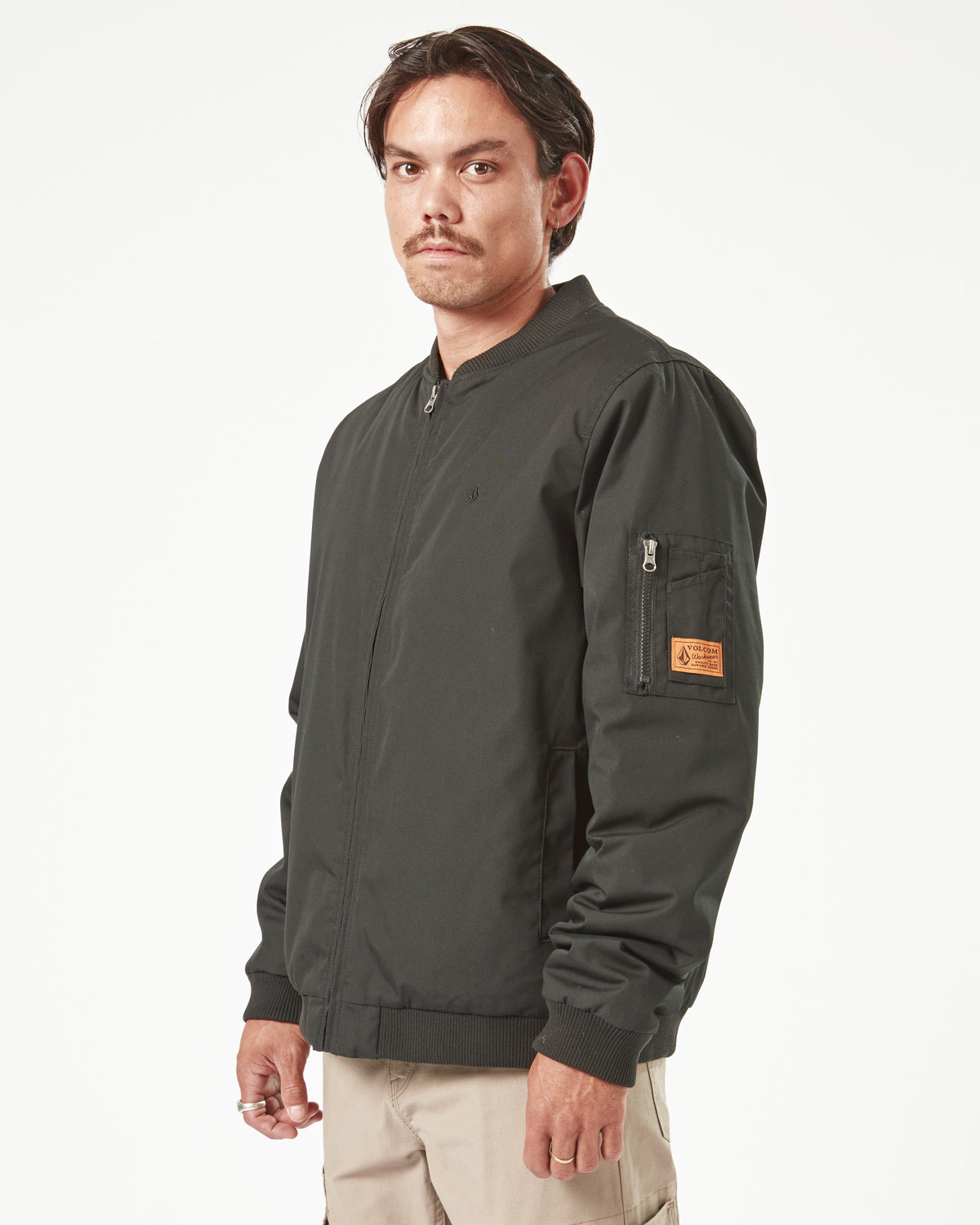 Mens Volcom Workwear Bomber Jacket