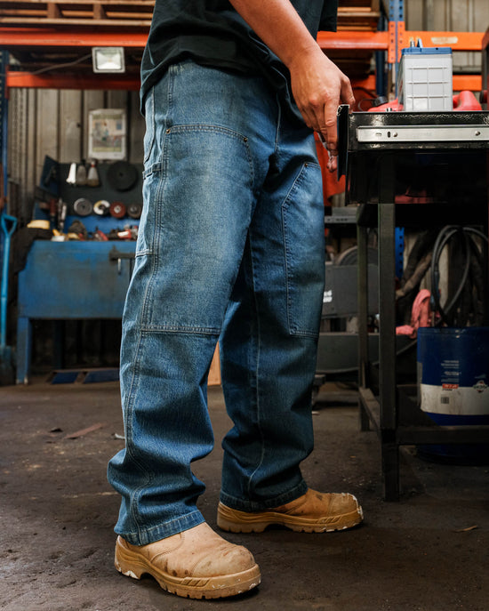 Mens Workwear Carpenter Denim Pants