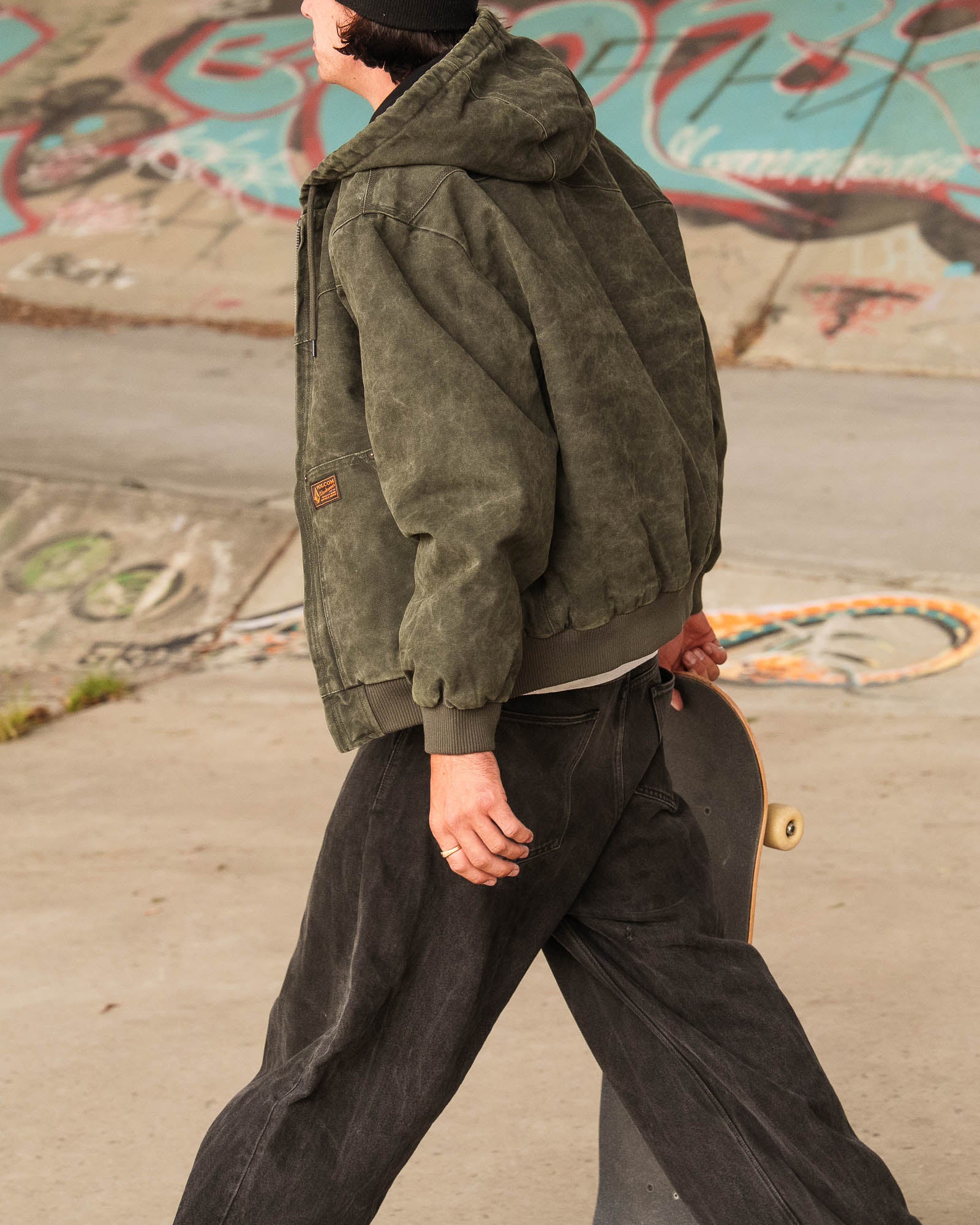 Billow Volcom - – Denim Black Pants Loose Jeans Pant Australia 