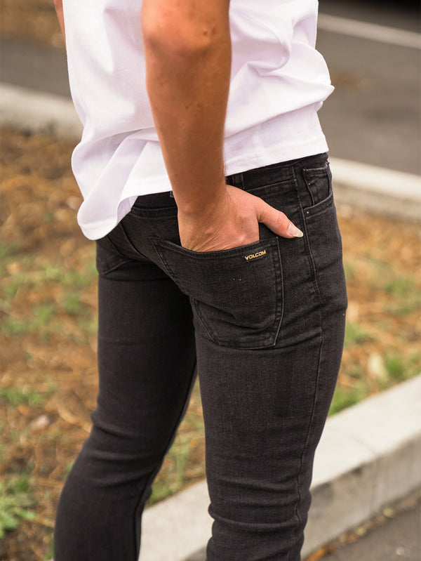 2X4 Skinny Tapered Jeans