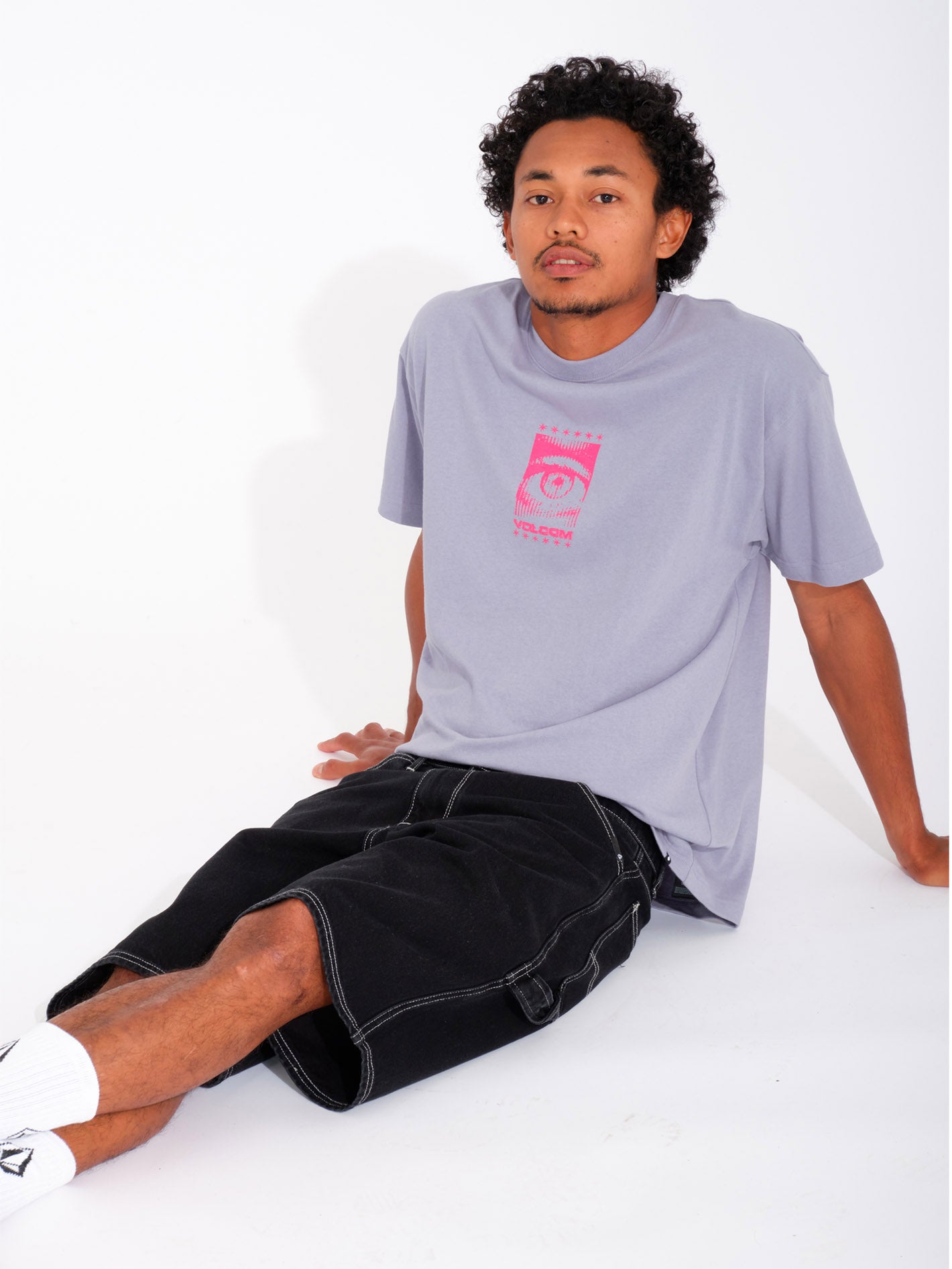 Labored Denim Utility Short