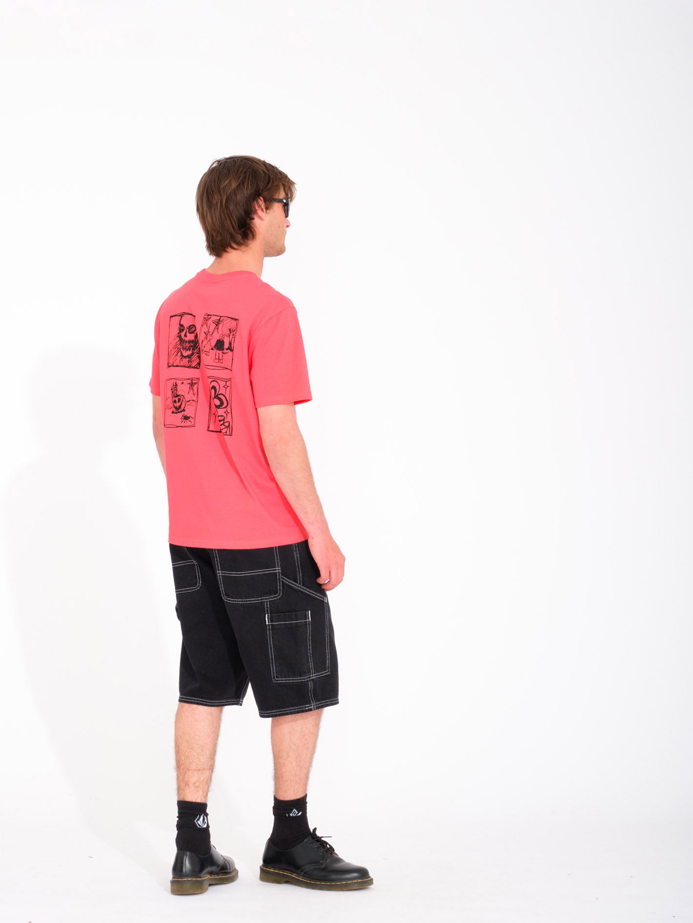 Labored Denim Utility Short