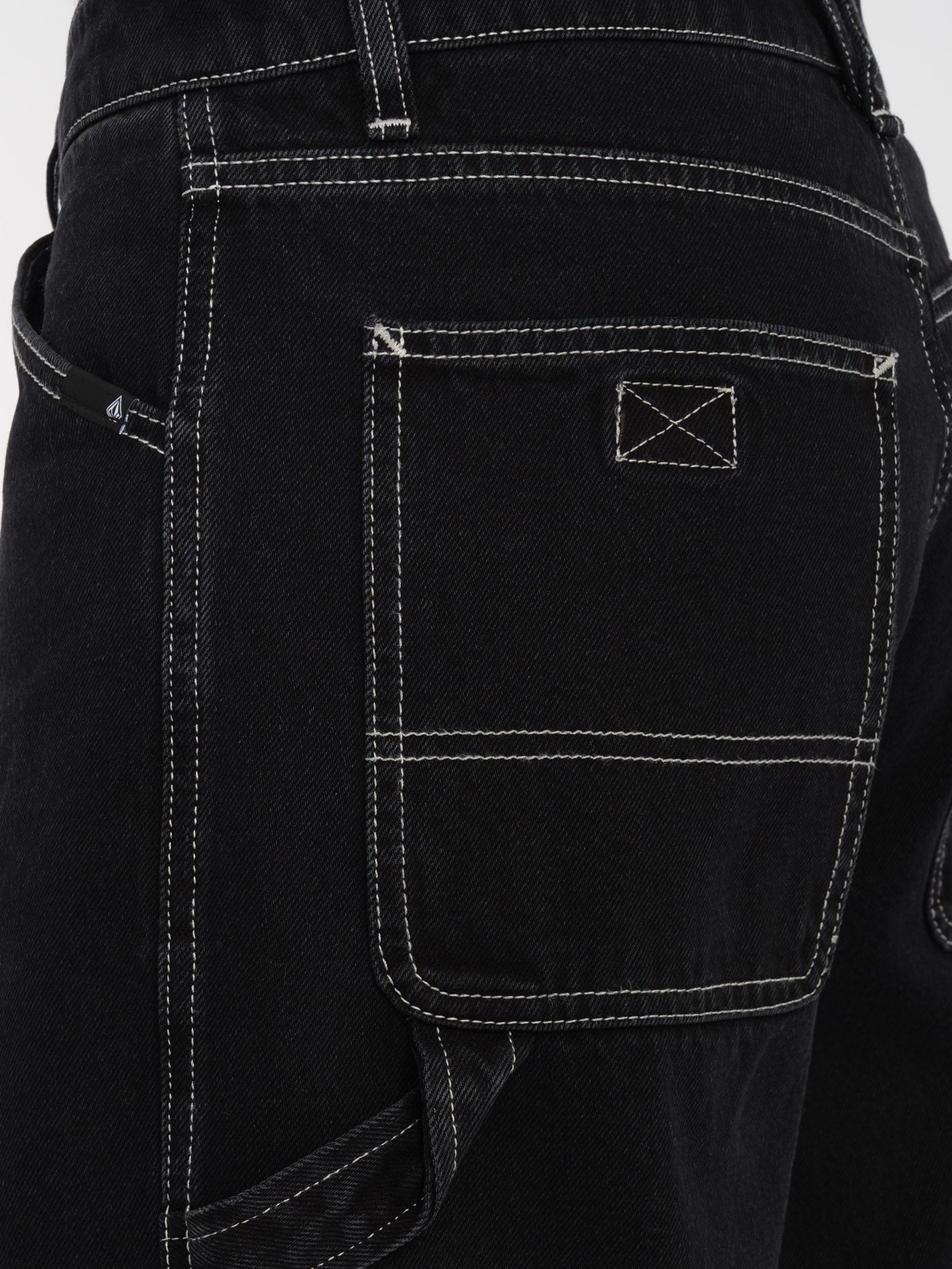 Labored Denim Utility Short