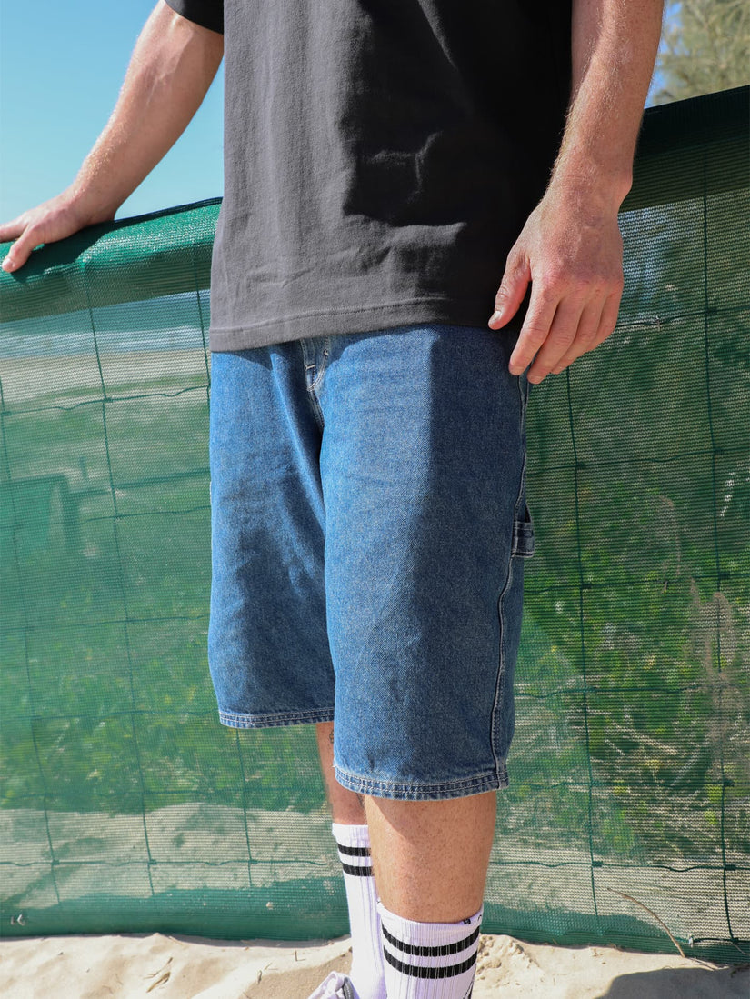 Labored Jeans Utility Short - Indigo Ridge Wash