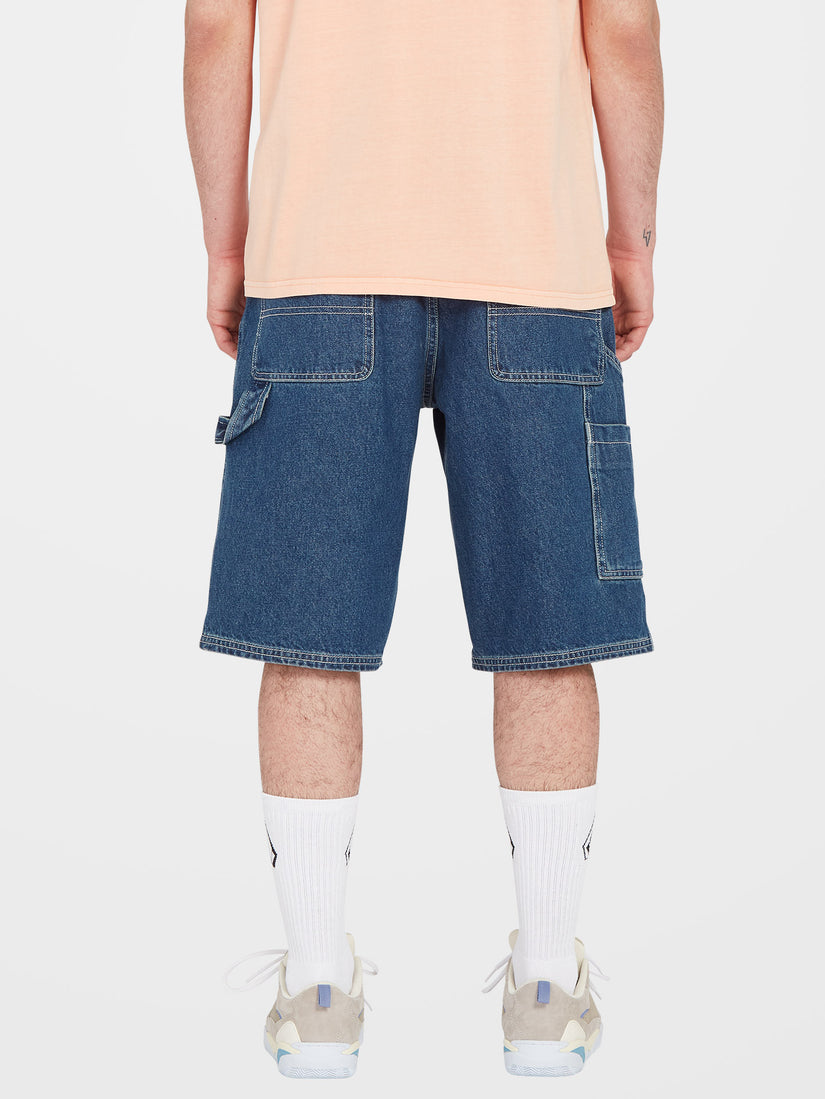Labored Jeans Utility Short - Indigo Ridge Wash