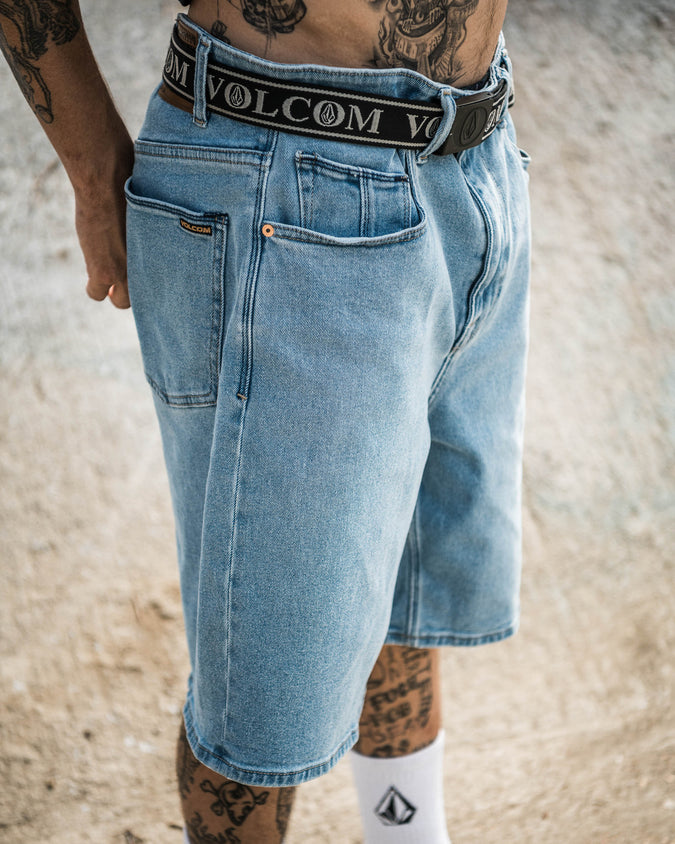 Billow Denim Short 22" - Blueprint