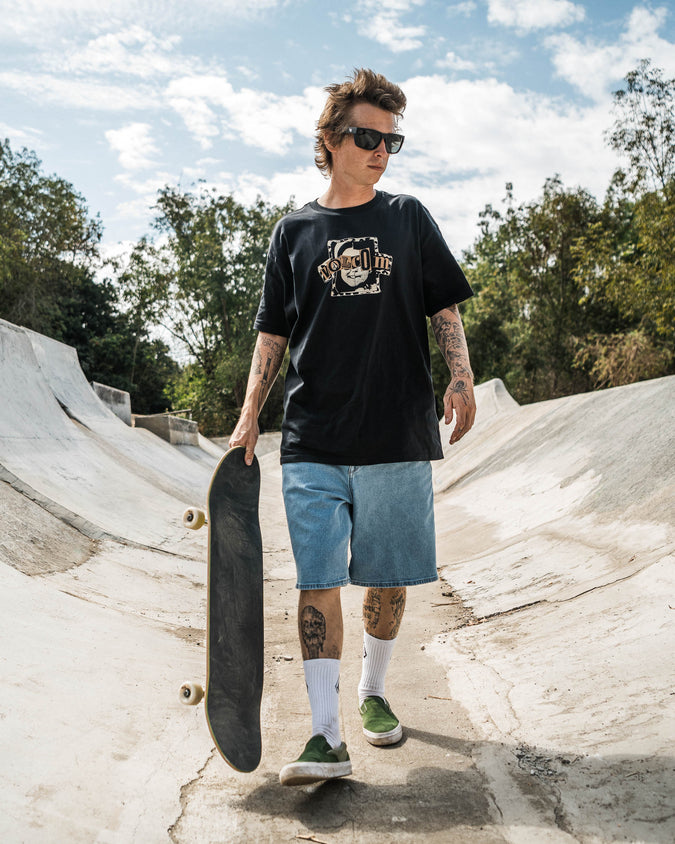 Billow Denim Short 22" - Blueprint