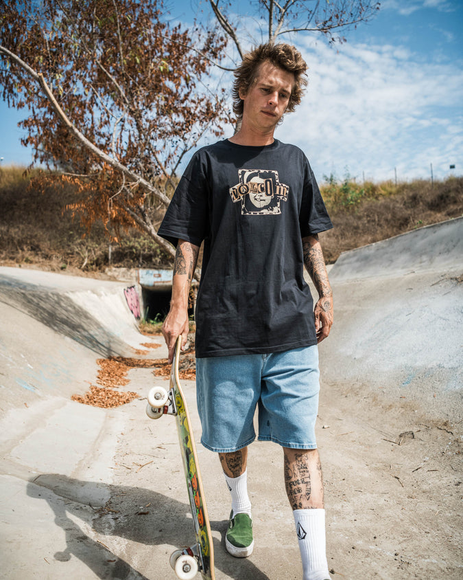 Billow Denim Short 22" - Blueprint
