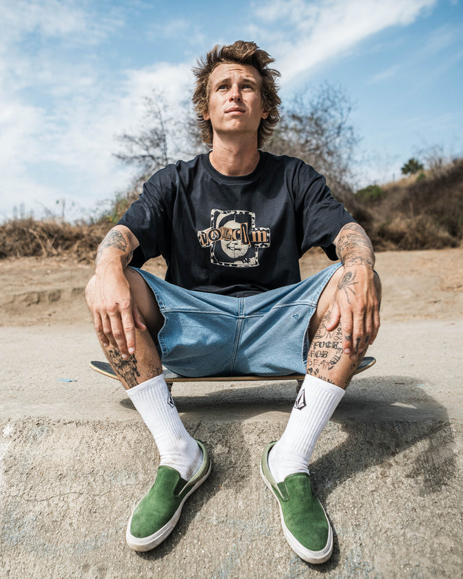 Billow Denim Short 22" - Blueprint