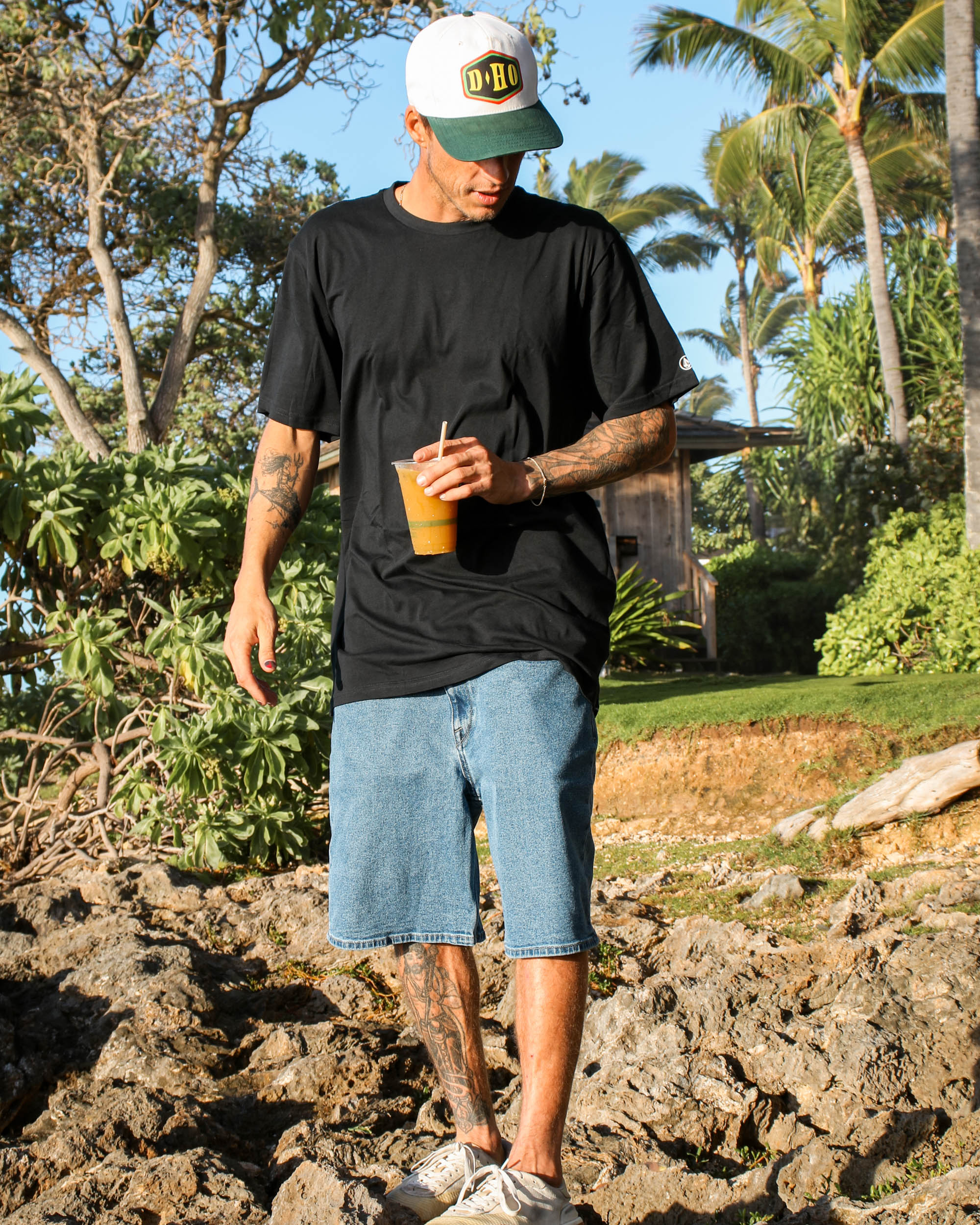 Billow Denim Short 22"