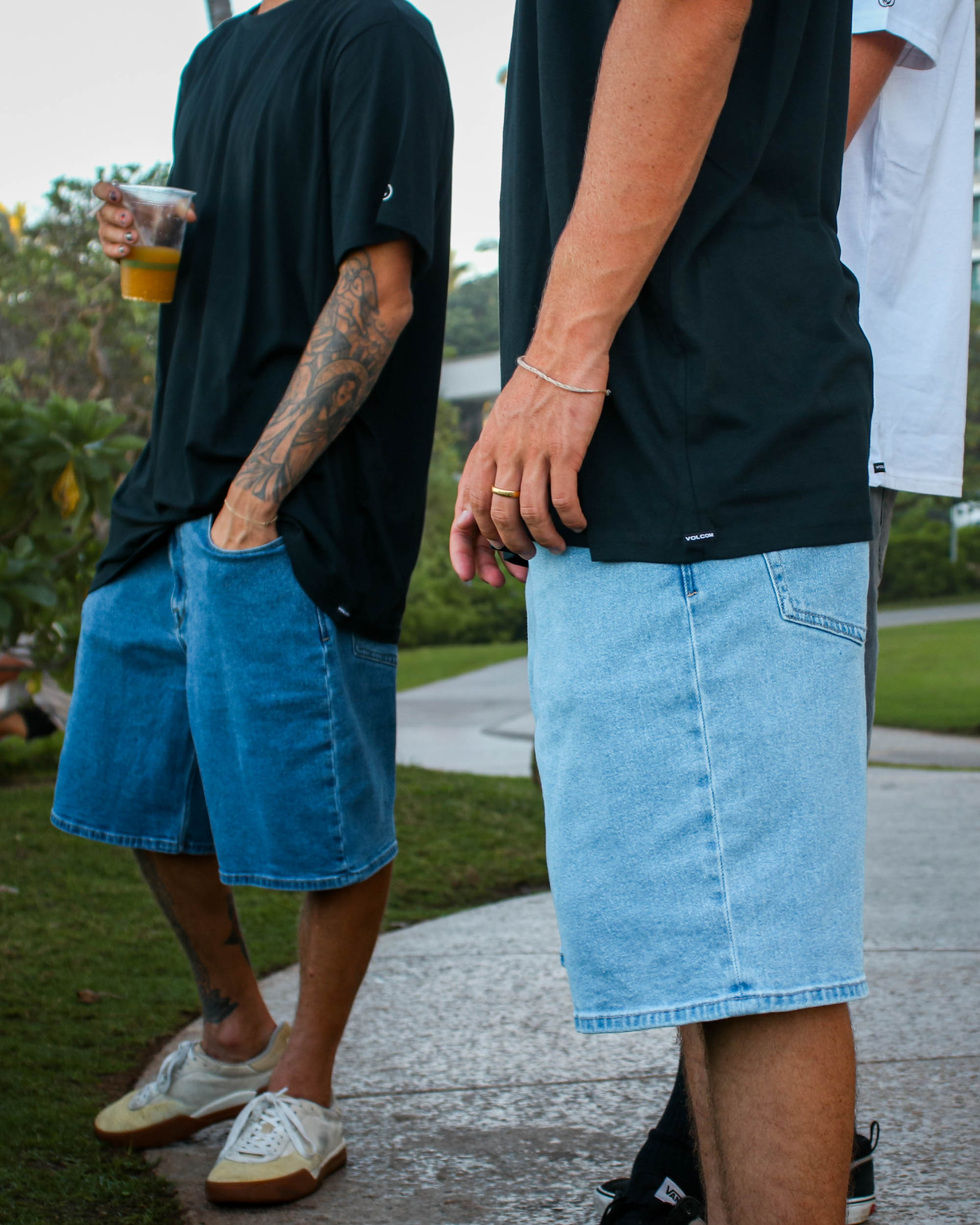 Billow Denim Short 22"