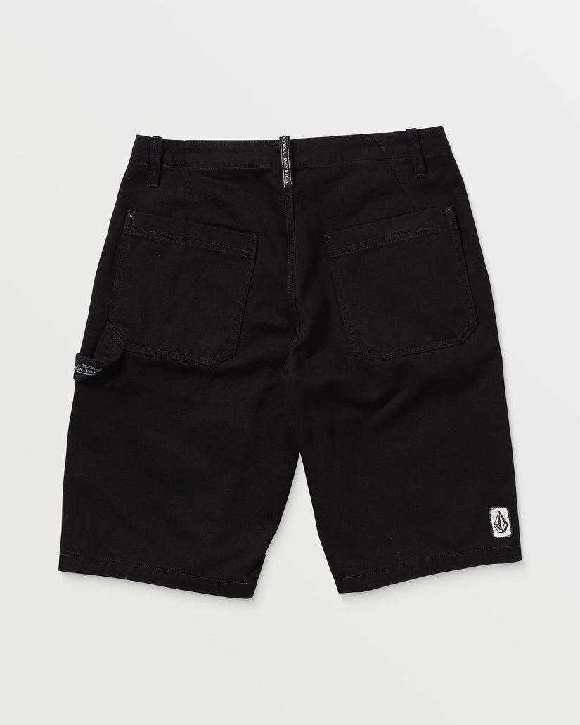 Sawhorse Jeans Short - Black