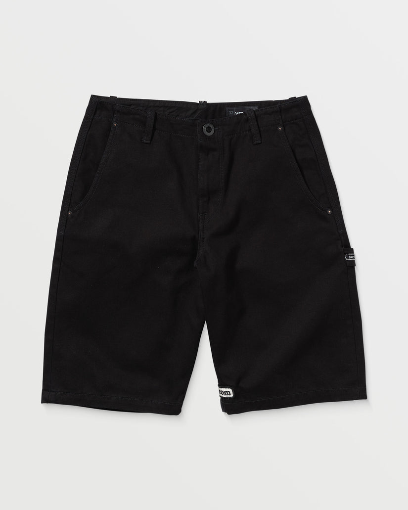 Sawhorse Jeans Short - Black