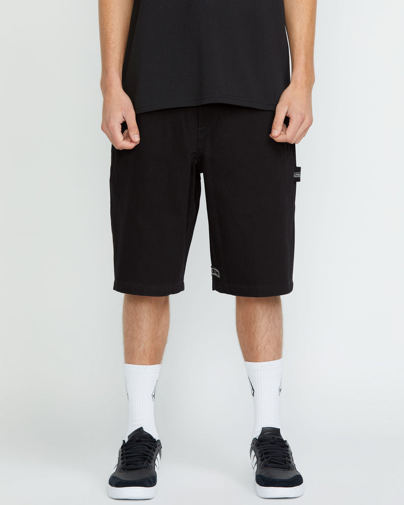 Sawhorse Jeans Short - Black