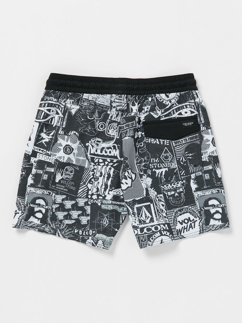 Refute Stoney 17" Boardshort - Black