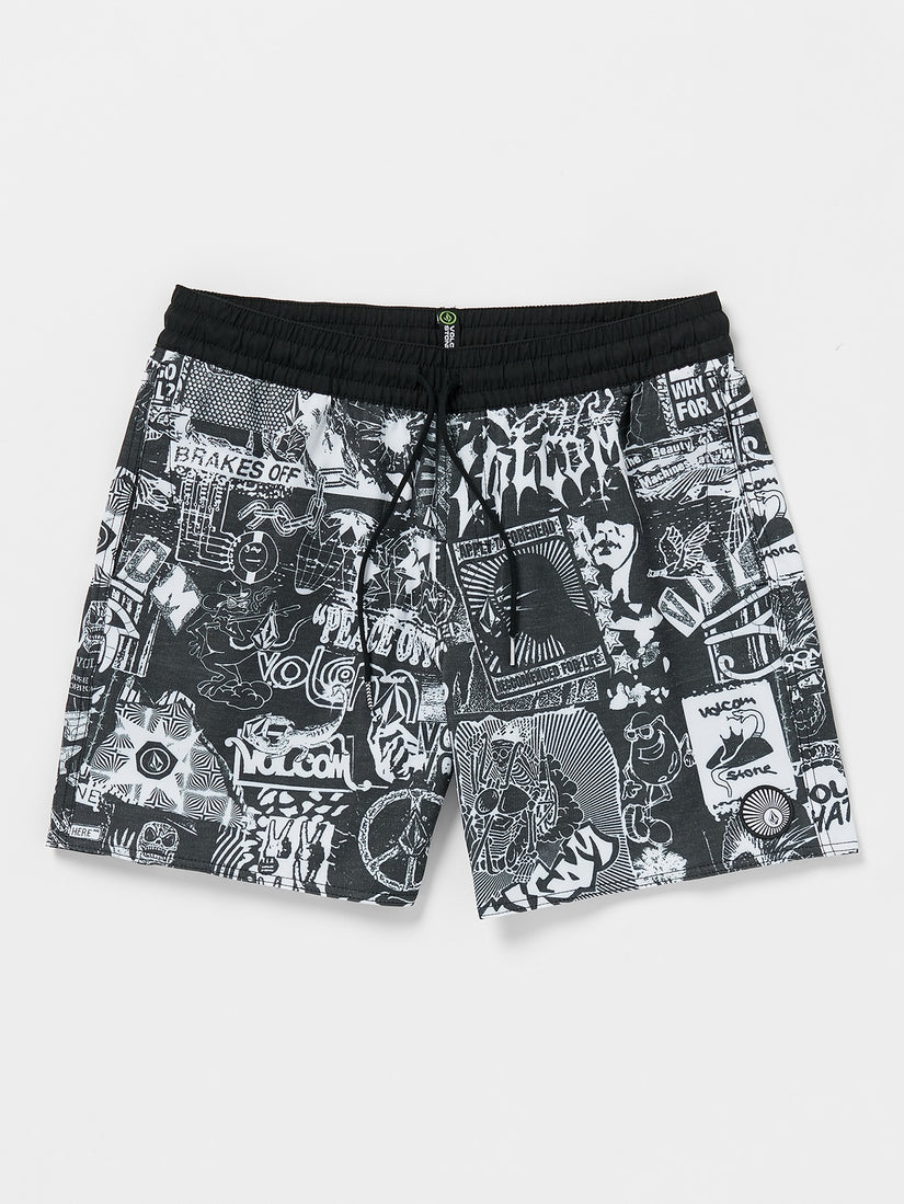 Refute Stoney 17" Boardshort - Black