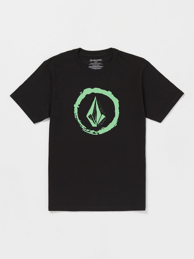 Circle Stone Short Sleeve Tee - Black