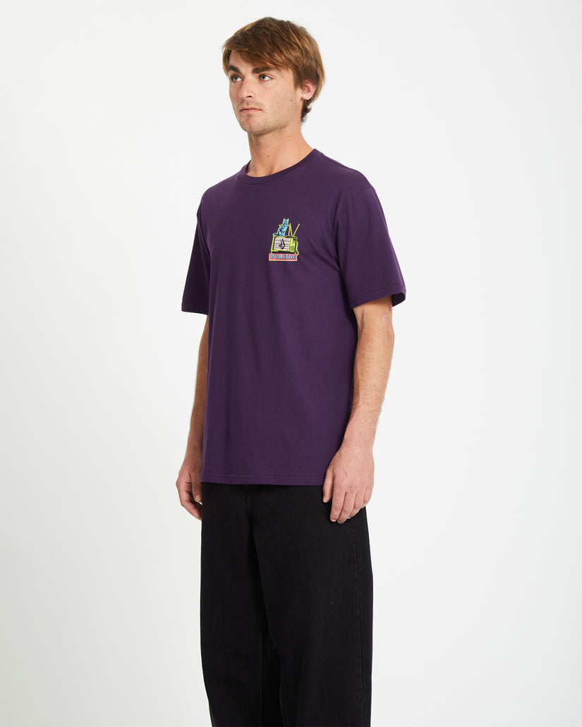 Catv Bsc Short Sleeve Tee - Grape Royale