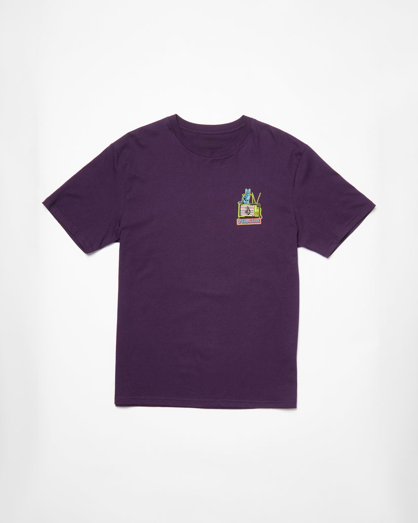 Catv Bsc Short Sleeve Tee - Grape Royale