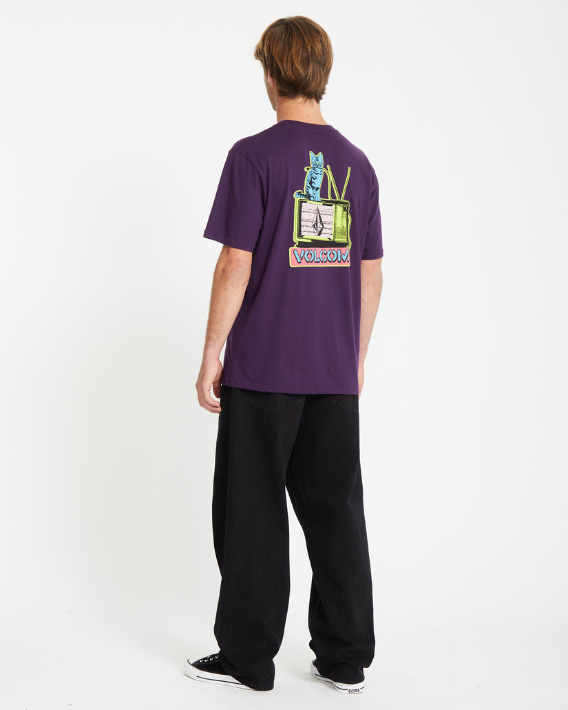 Catv Bsc Short Sleeve Tee - Grape Royale