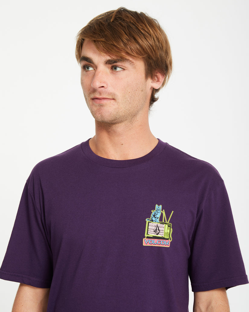 Catv Bsc Short Sleeve Tee - Grape Royale