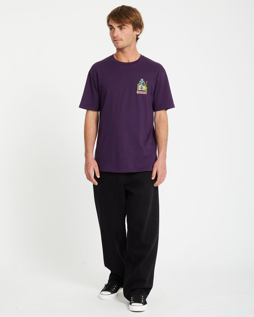Catv Bsc Short Sleeve Tee - Grape Royale