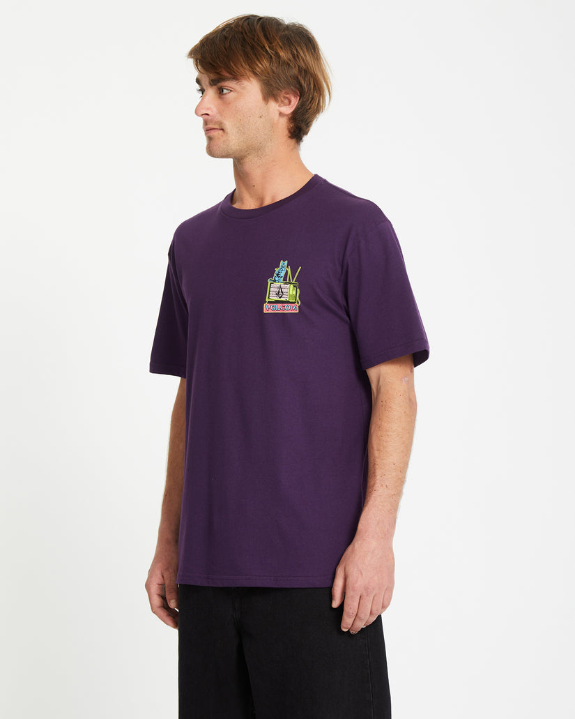 Catv Bsc Short Sleeve Tee - Grape Royale