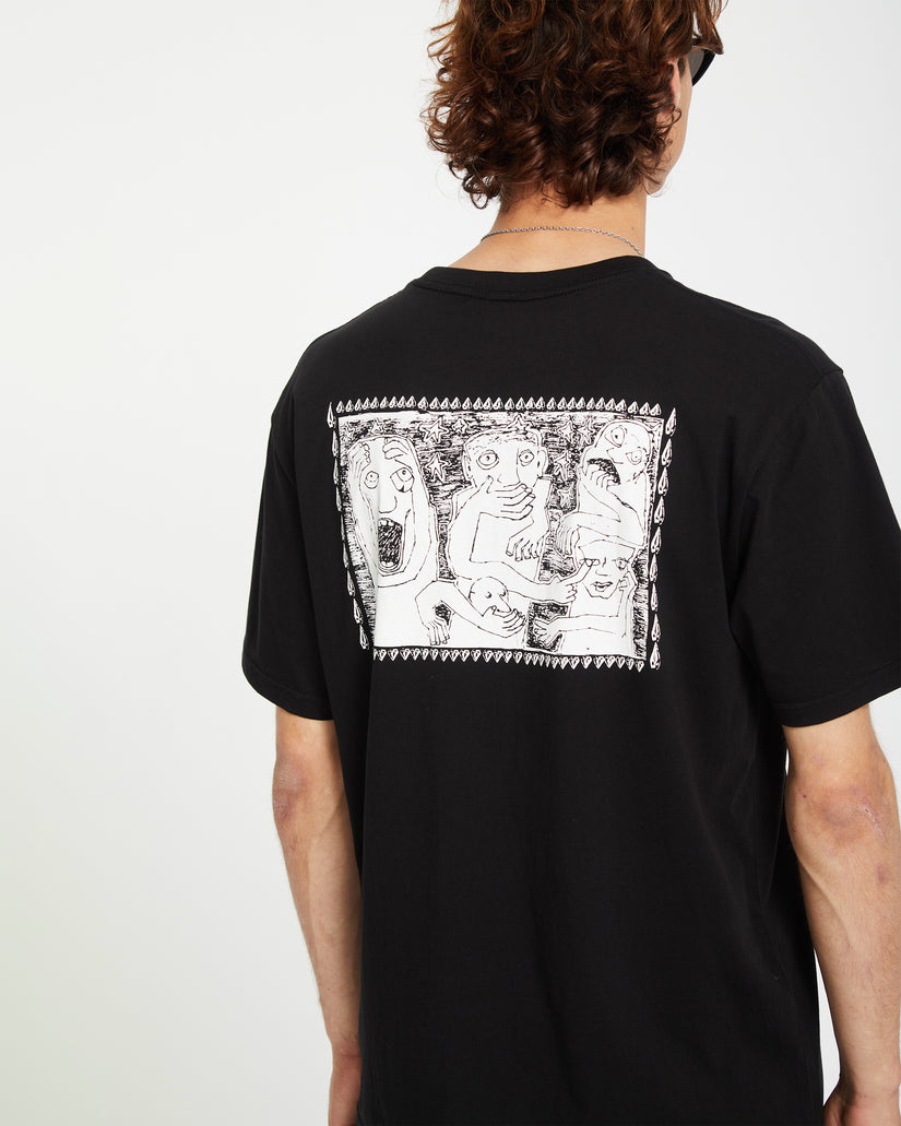 Crazybal Bsc Short Sleeve Tee - Black