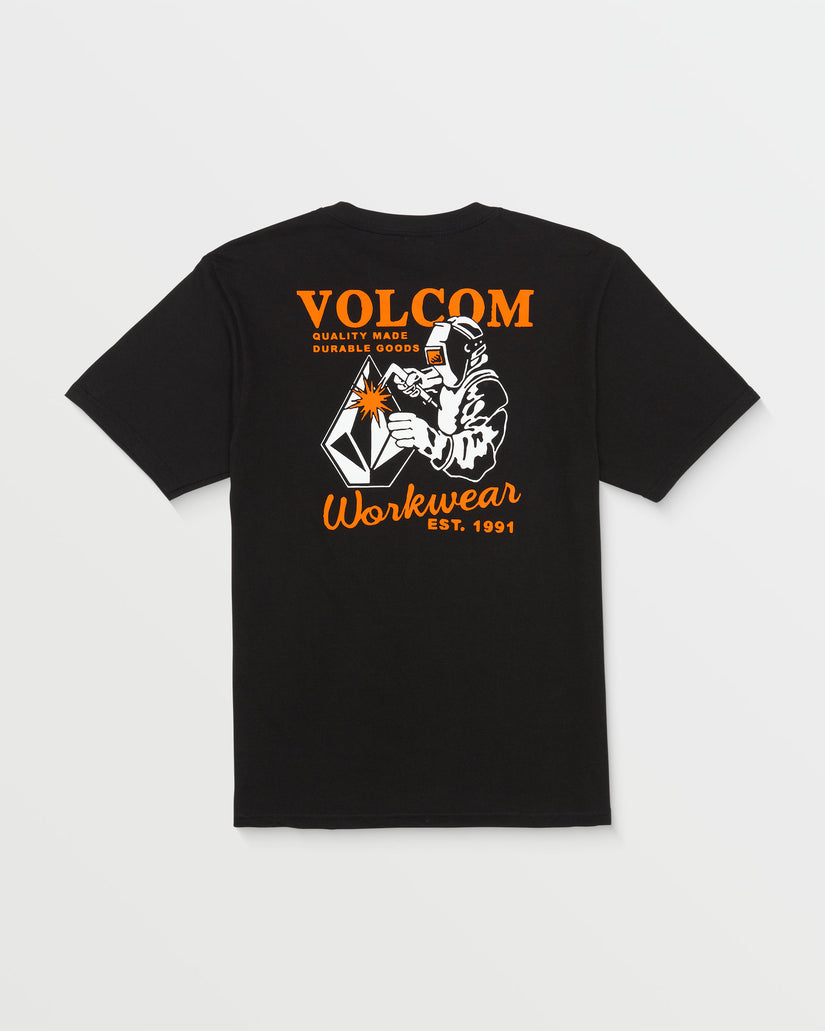 Volcom Workwear Welder Short Sleeve Tee - Black