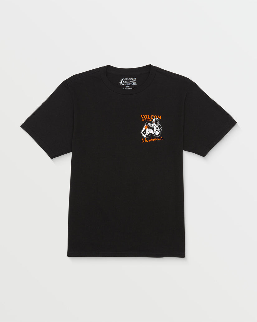Volcom Workwear Welder Short Sleeve Tee - Black