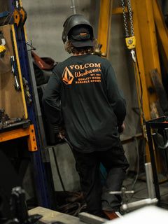 Volcom Workwear Long Sleeve Tee - Black