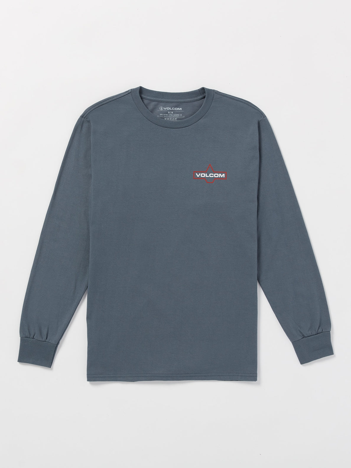 Branding Iron Long Sleeve T-Shirt - Dark Slate