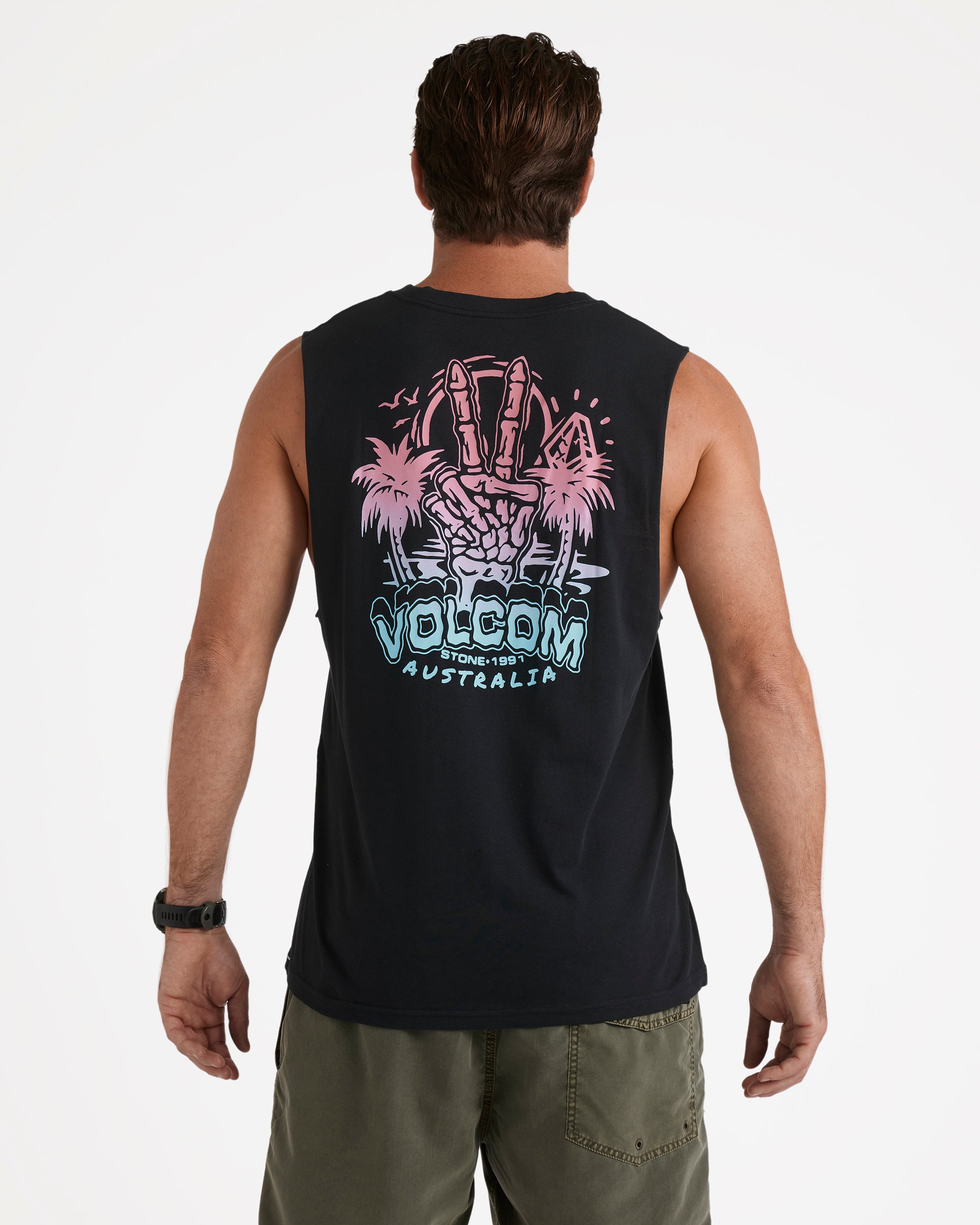 Peace Out Muscle Top