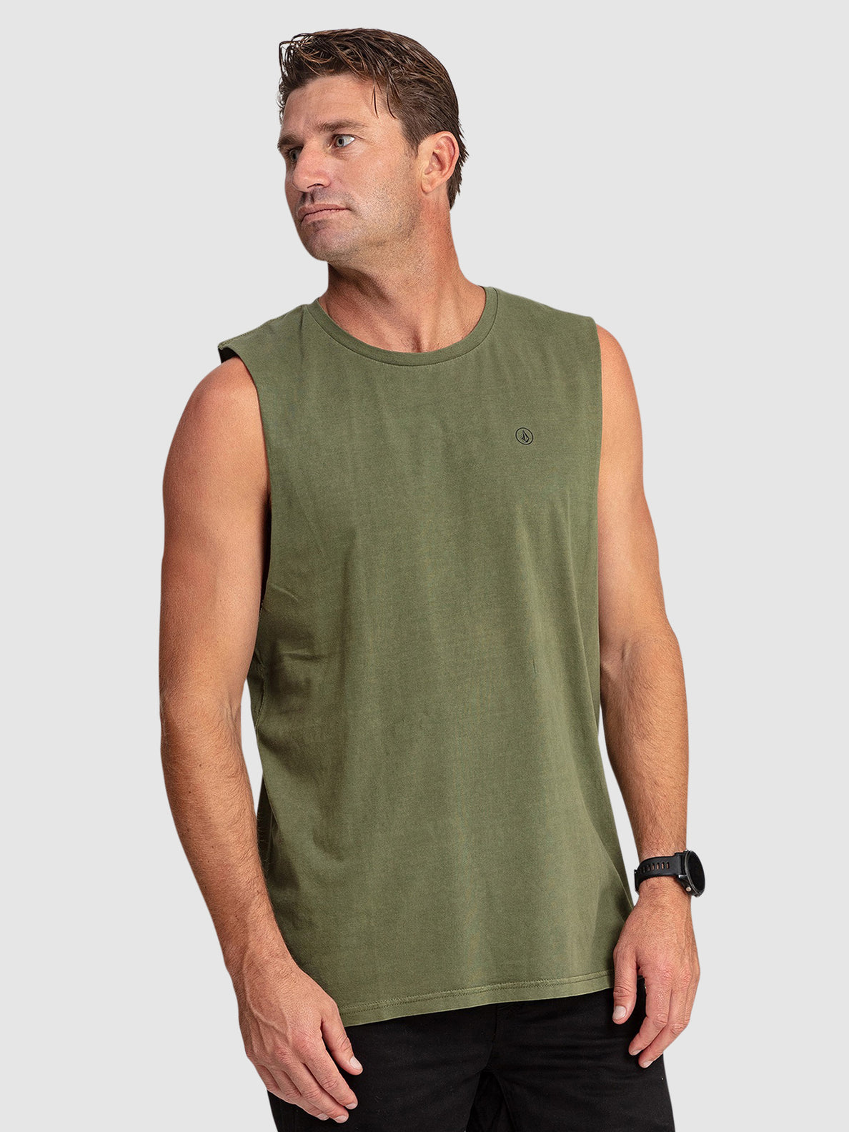 Aus Wash Muscle Tank - Army Combo