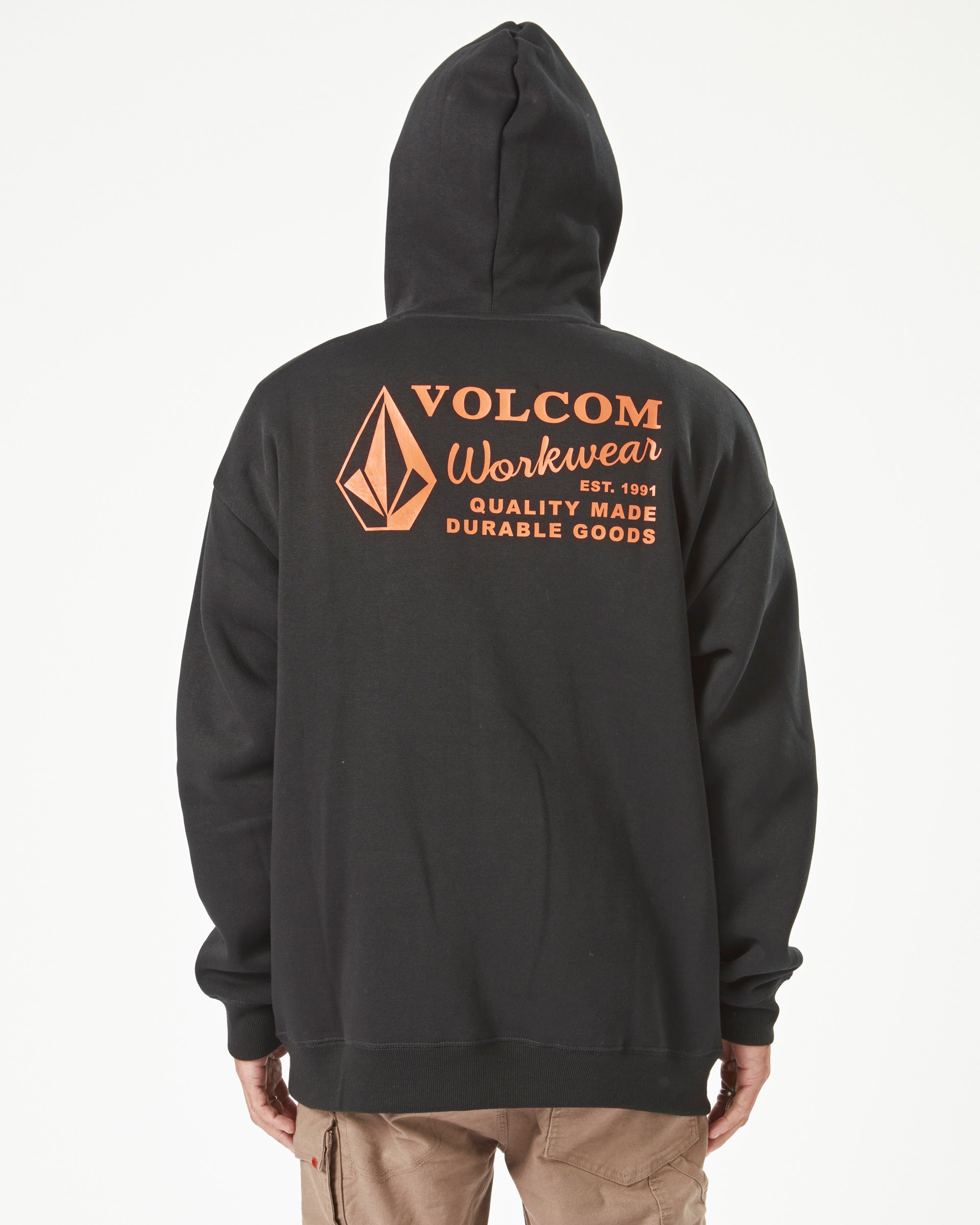 Mens Volcom Workwear Pullover Fleece