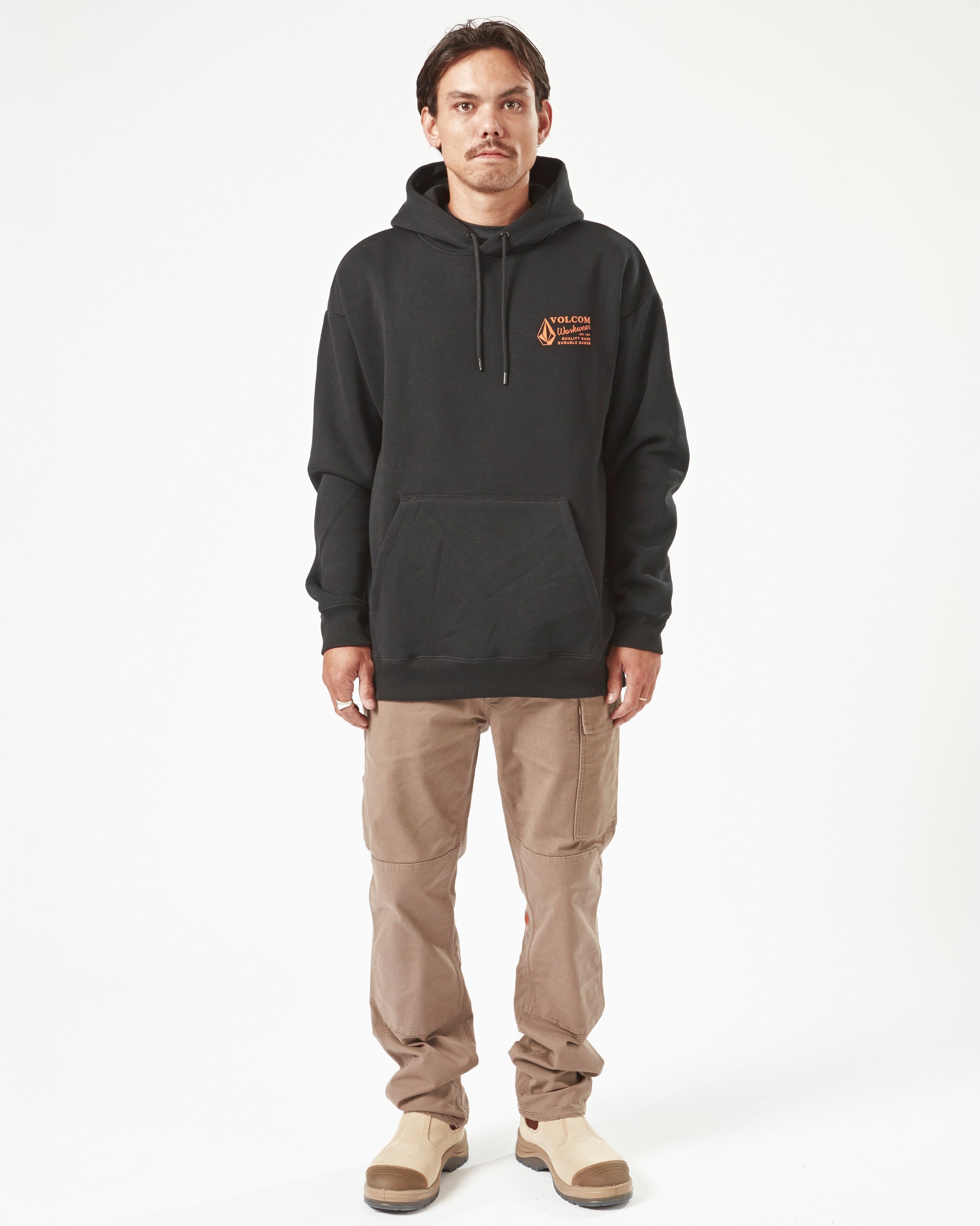 Mens Volcom Workwear Pullover Fleece