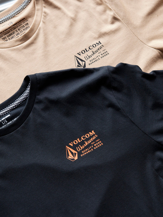 Volcom Workwear Short Sleeve Tee - Black
