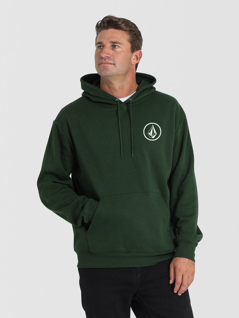 Mini Circle Stone Pullover - Dark Green