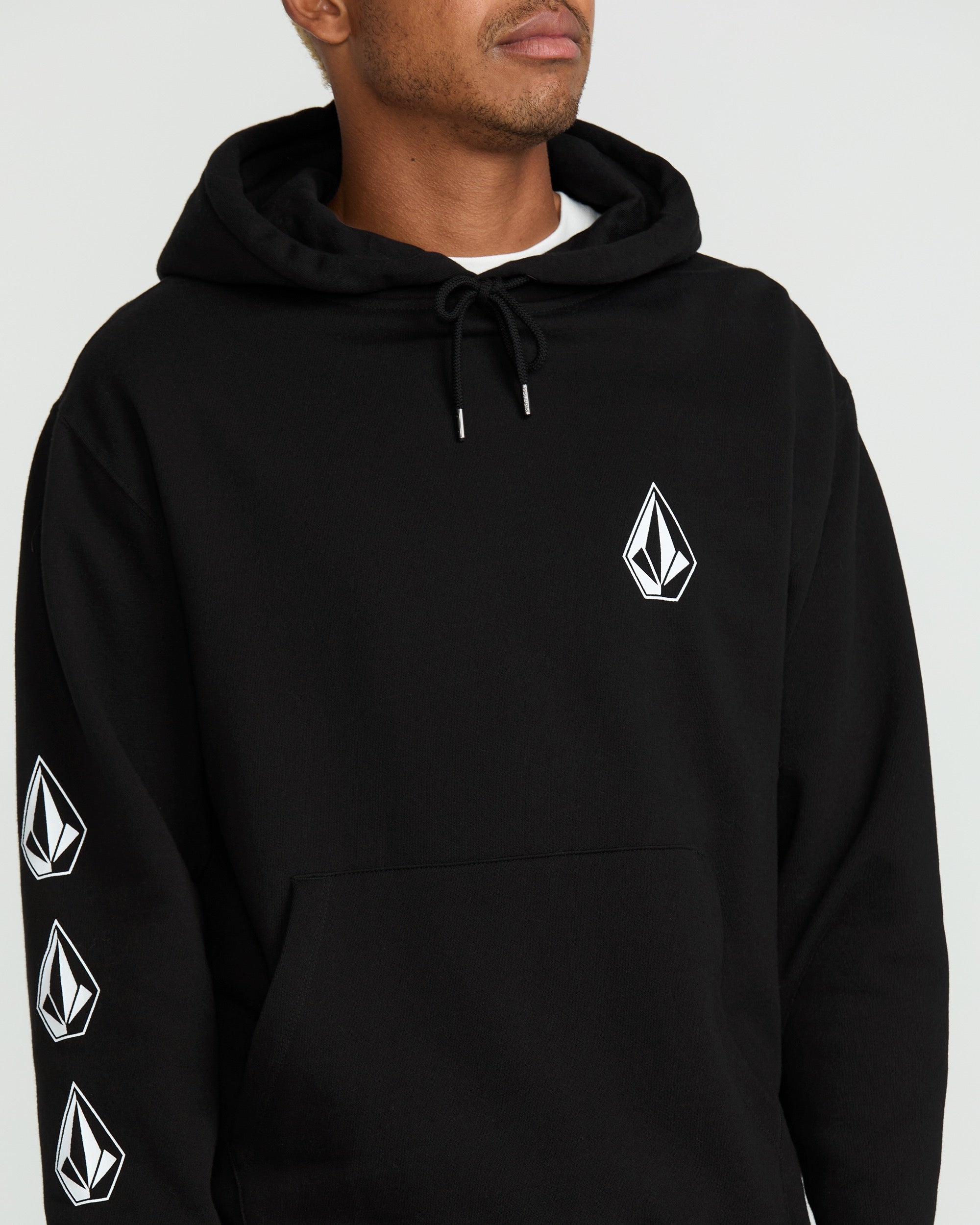 Iconic Stone Hoodie - Black | Volcom