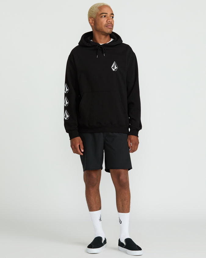 Iconic Stone Hoodie - Black