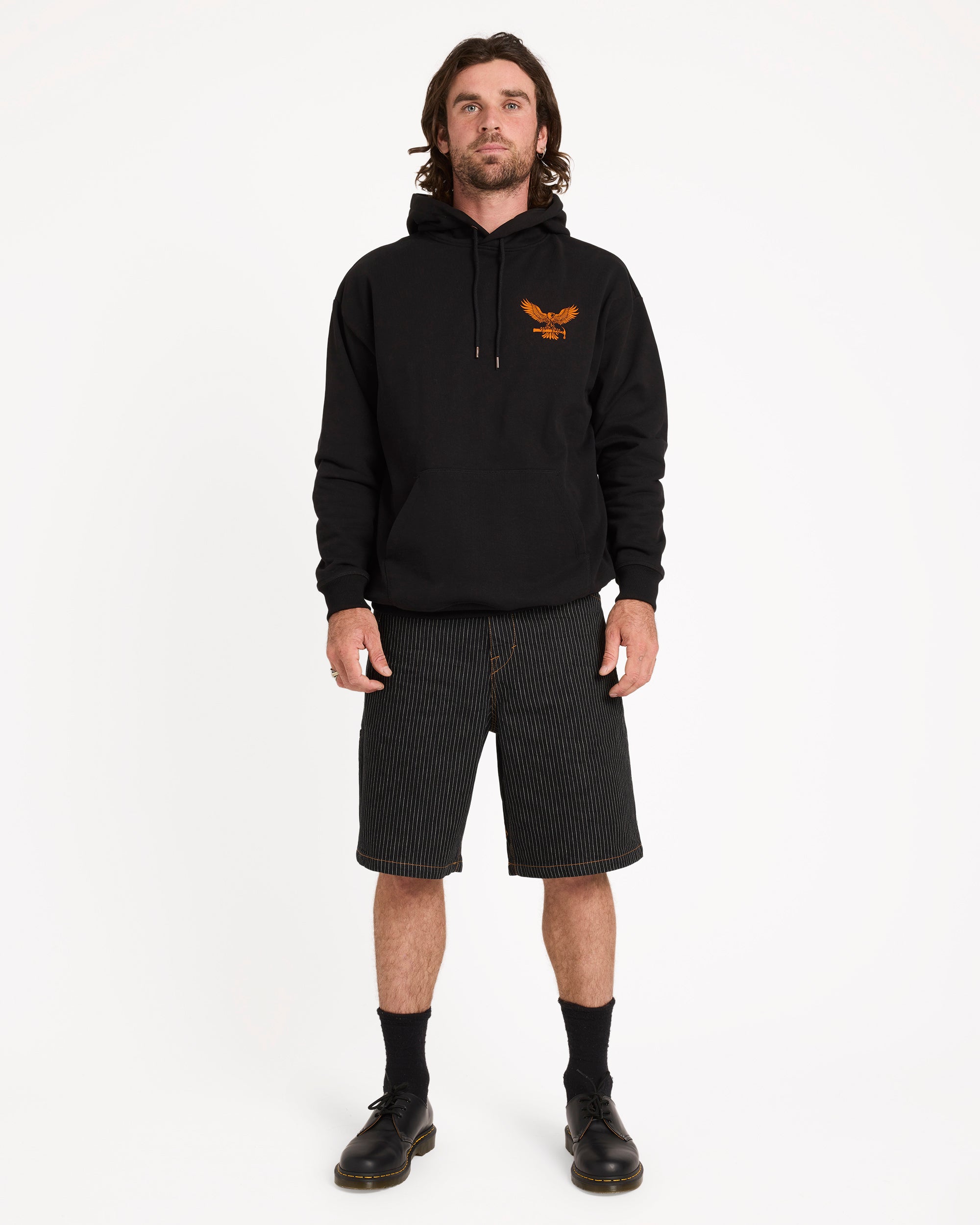 Mens Workwear Hammered Pullover Hoodie