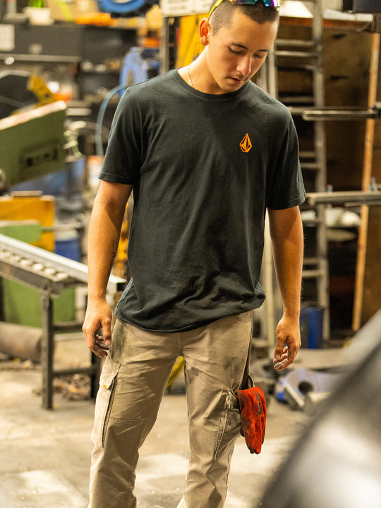 Volcom Workwear  Short Sleeve Tech Tee - Black