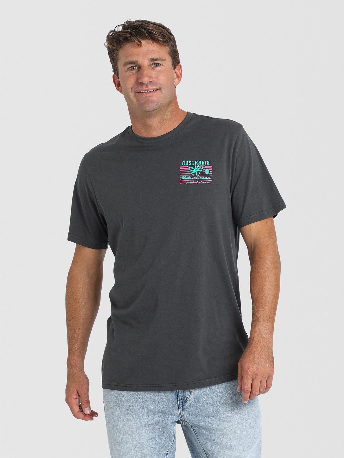 Retrostonez Short Sleeve T-Shirt - Asphalt Black