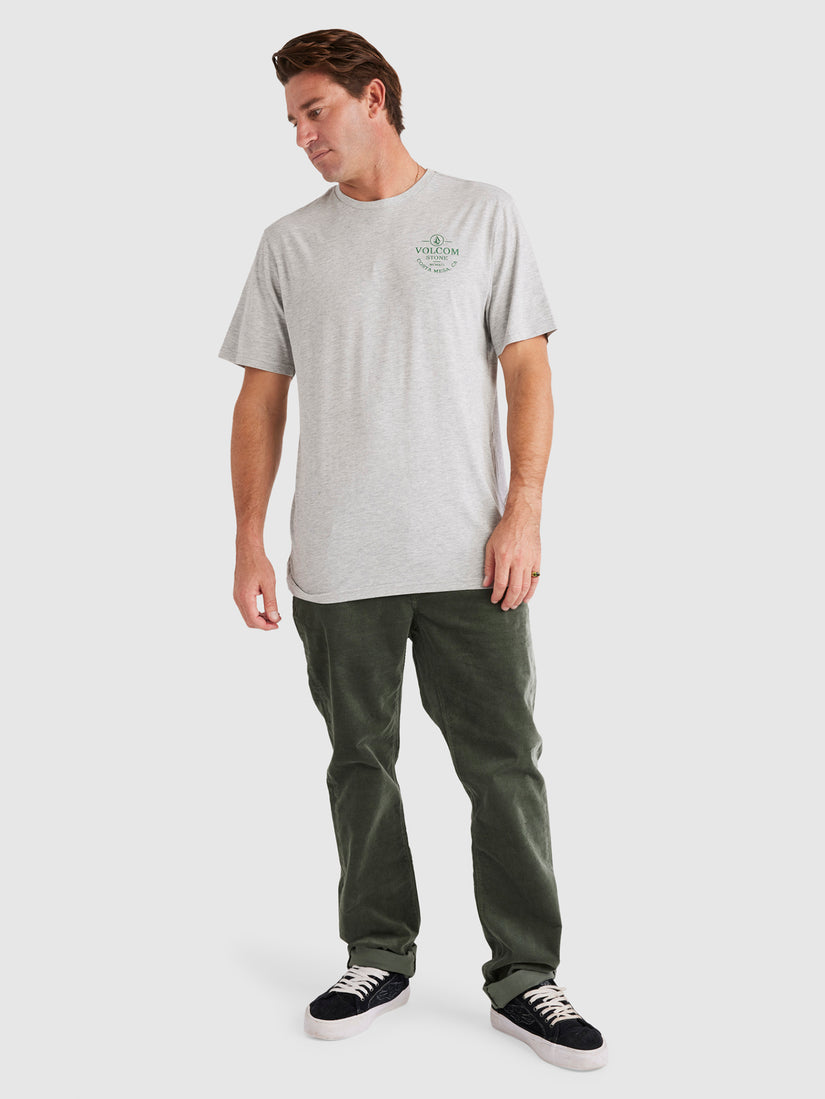 Aus Anchored Stone Short Sleeve Tee - Heather Grey