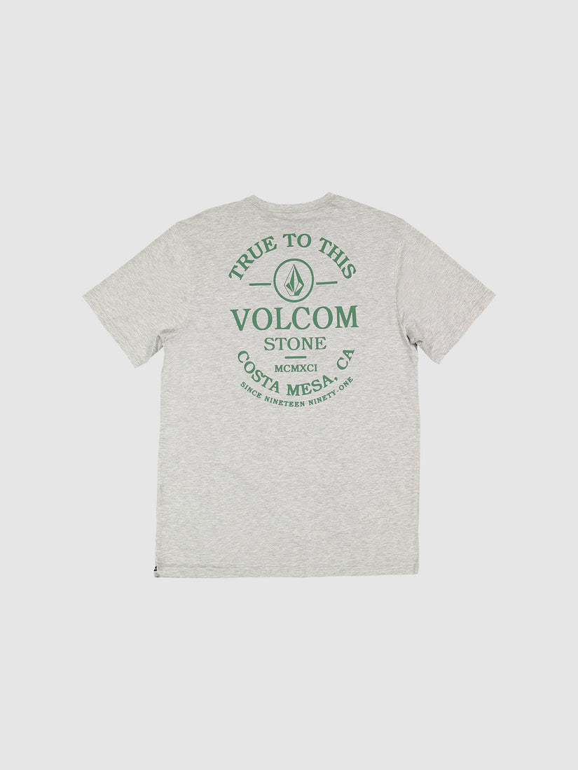 Aus Anchored Stone Short Sleeve Tee - Heather Grey